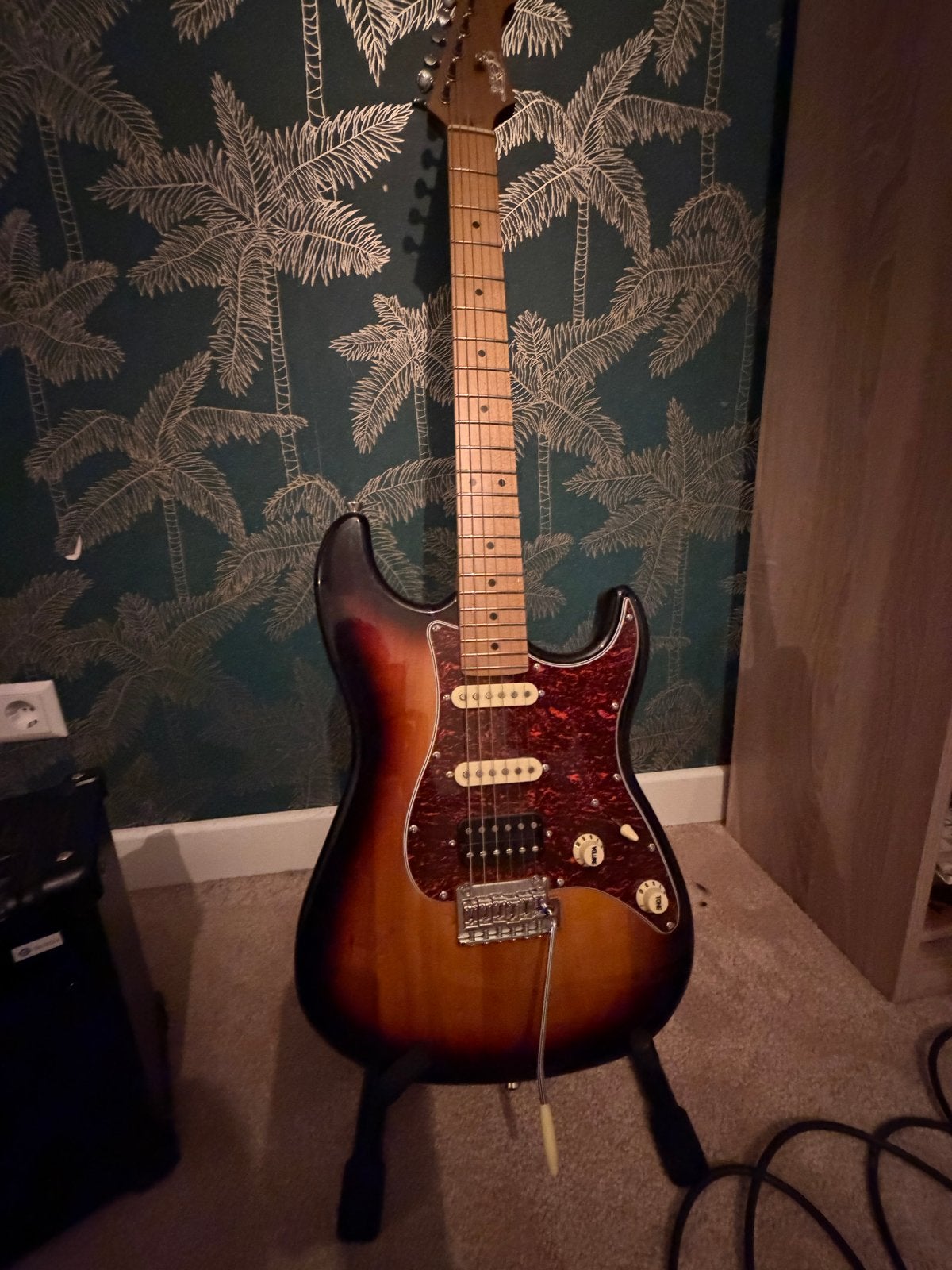 Elektrische gitaar met versterker en accessoires, Met versterker, Zo goed als nieuw, Solid body, Ophalen