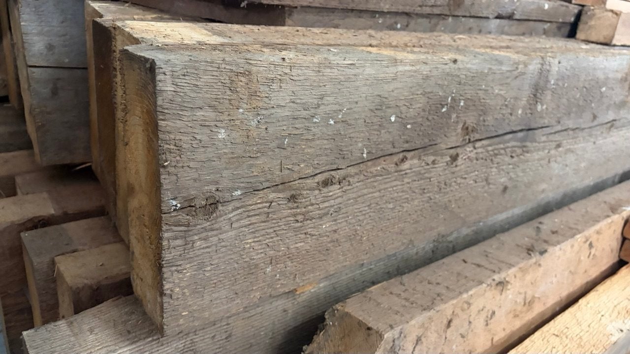 Vuren balken 75 x 225, lengte 4400 mm, Ophalen, Gebruikt, Balk, Vuren