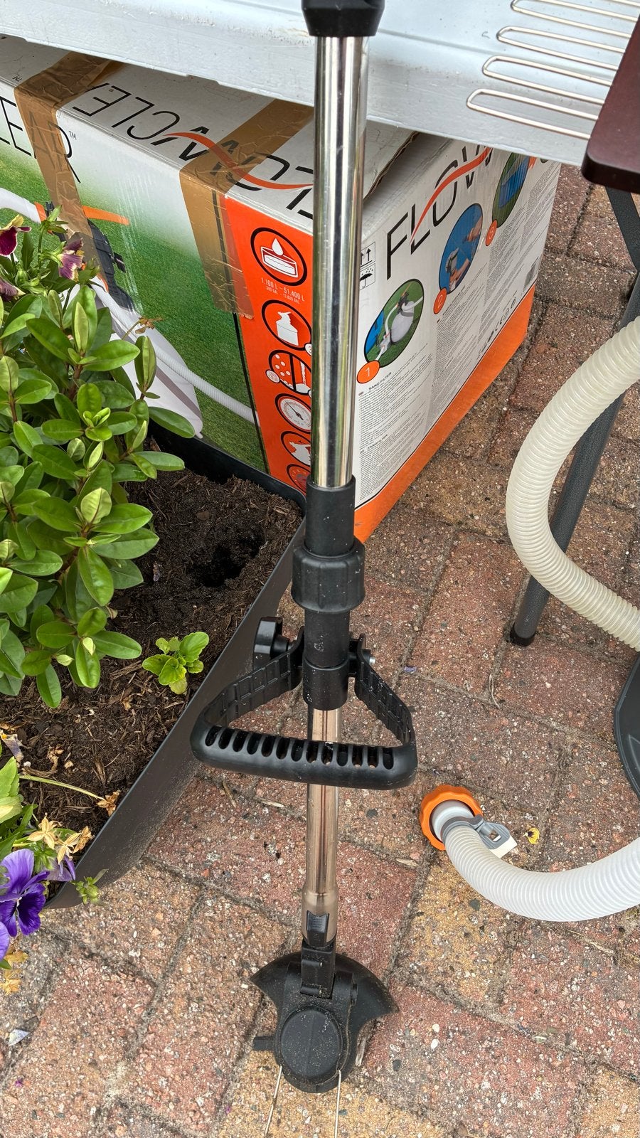 Graskant snijder met dubbele accu's, Ophalen, Gebruikt, 50 cm of meer, Accu