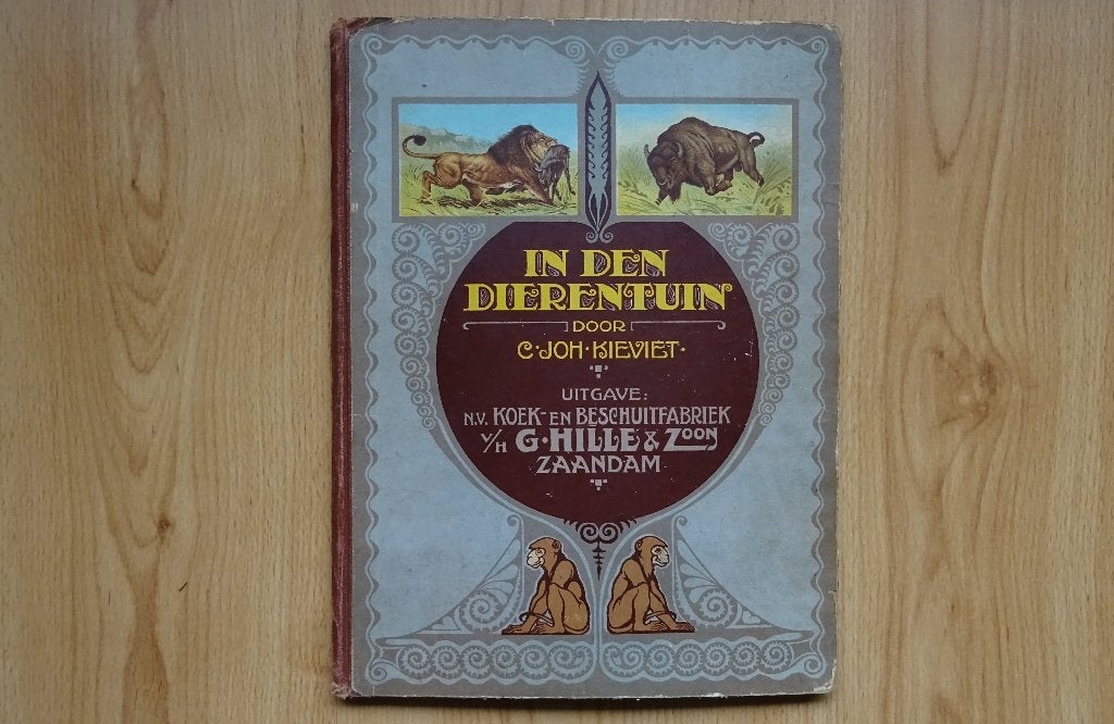 Plaatjesalbum in den dierentuin, 1e druk 1925, Boeken, Ophalen of Verzenden, Gelezen