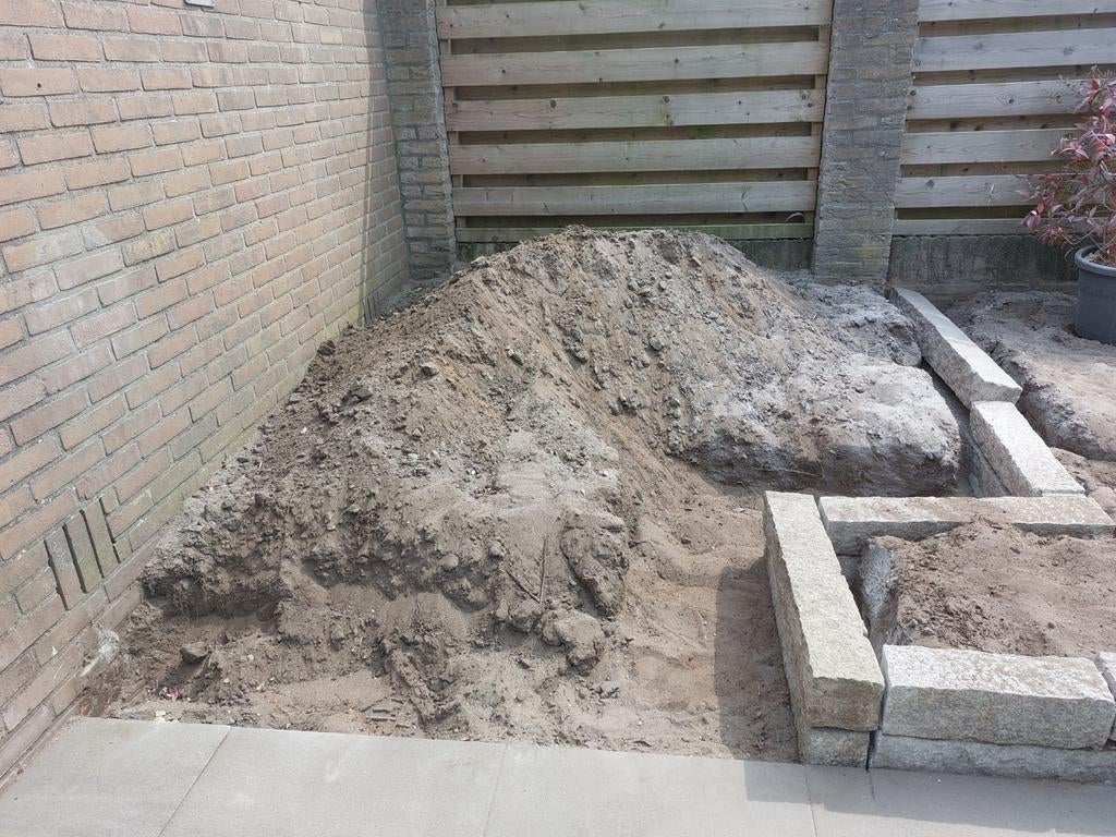 Zwart zand gratis af te halen (zelf scheppen), Tuin en Terras, Zand, Ophalen