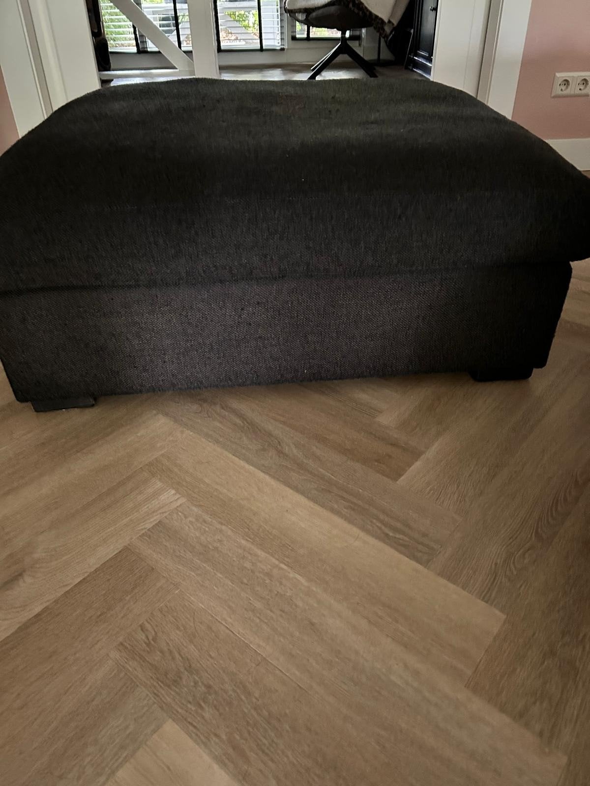 Hooker, kleur antracietgrijs,  125x125cm, hoogte 40 cm,, Huis en Inrichting, Ophalen, Gebruikt, 125 cm of meer, 125 cm of meer