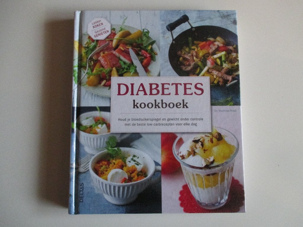 Diabetes Kookboek, Nieuw, Overige gebieden, Dr. MATTHIAS RIEDL., Ophalen of Verzenden