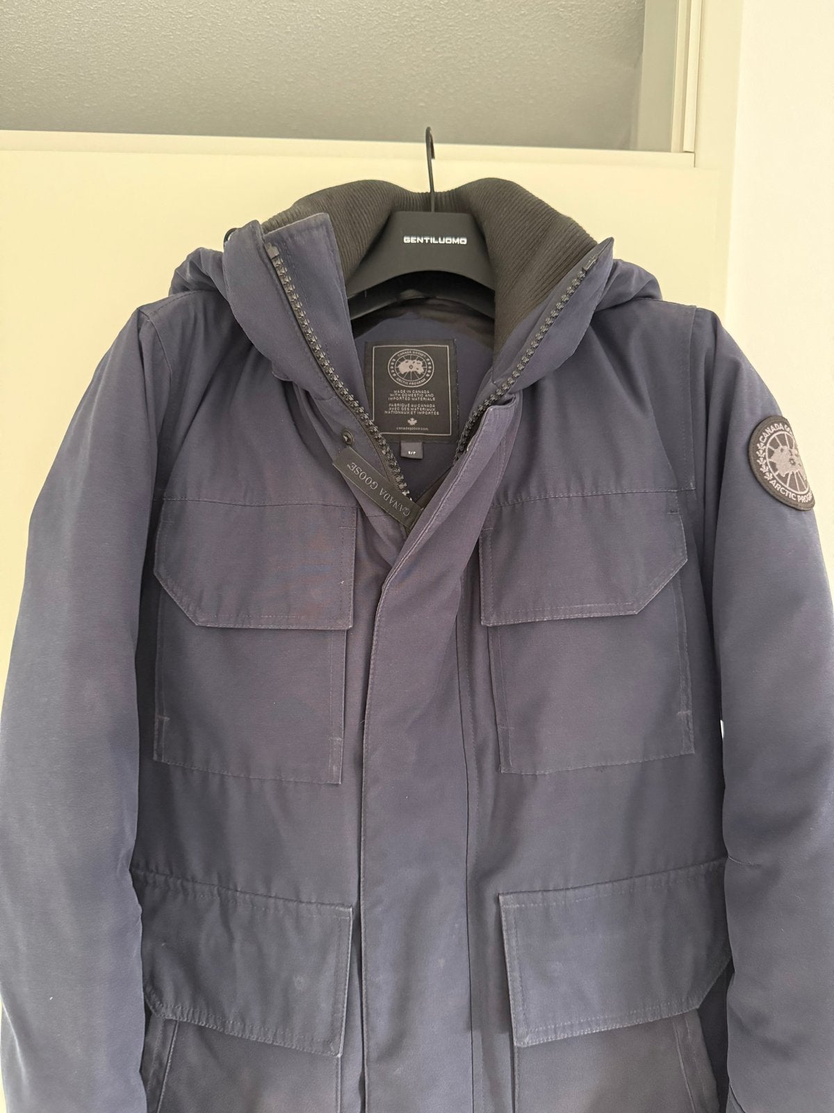 Canada Goose Jas Black Label - Blauw, Kleding | Heren, Jassen | Winter, Ophalen of Verzenden, Gedragen, Maat 46 (S) of kleiner