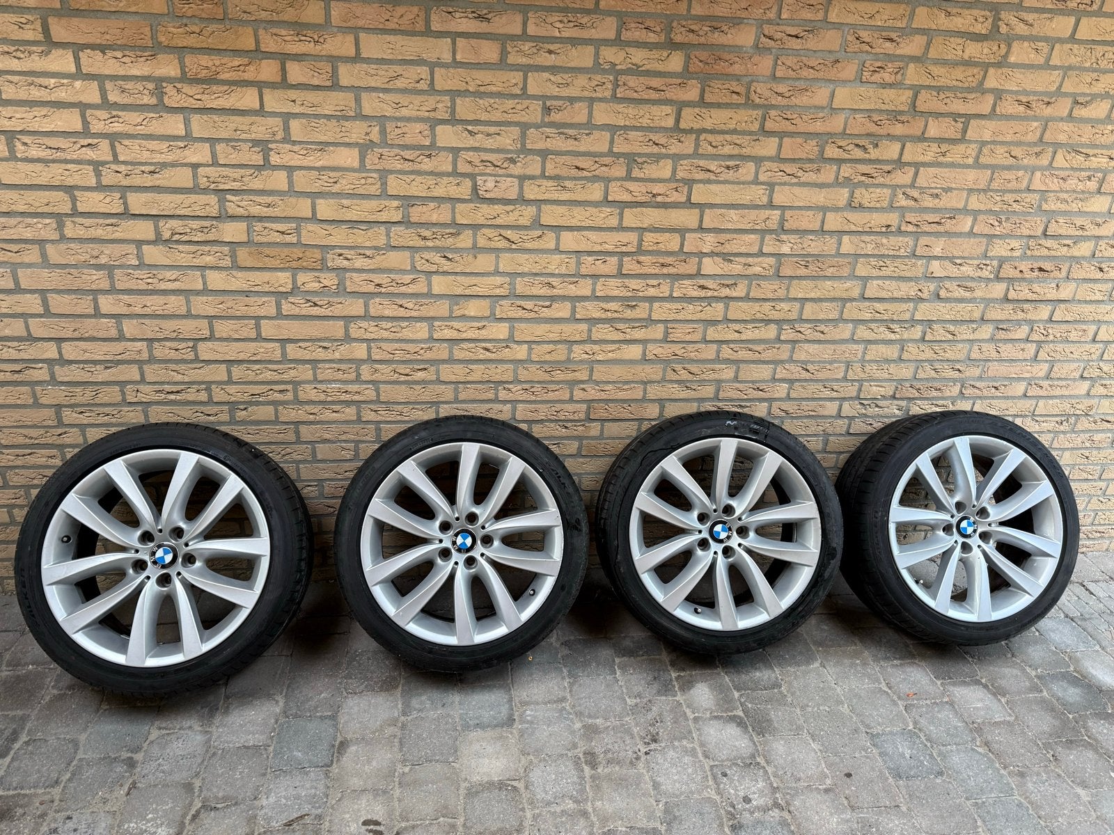 BMW 19 inch velgen met zomerbanden - Gebruikt, Banden en Velgen, Personenwagen, Zomerbanden, Ophalen