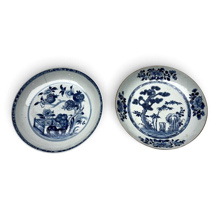 Lot porseleinen, voornamelijk Chinees 18e eeuws 3x Limoges, Ophalen of Verzenden