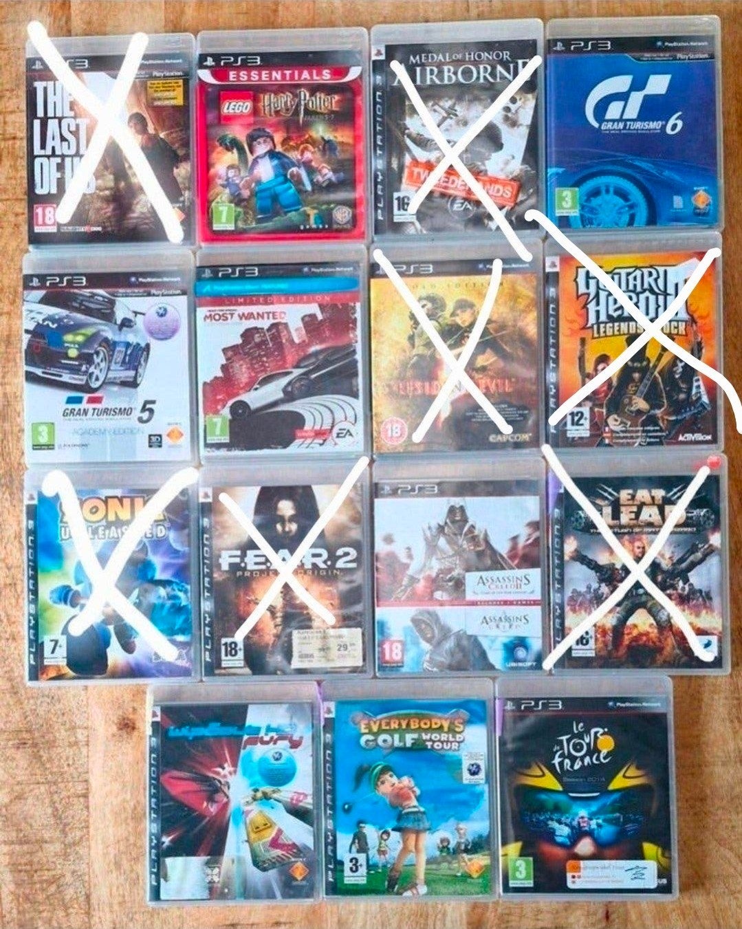 PS3 Games: €5 per stuk, Gebruikt, Vanaf 18 jaar, Overige genres, Ophalen of Verzenden