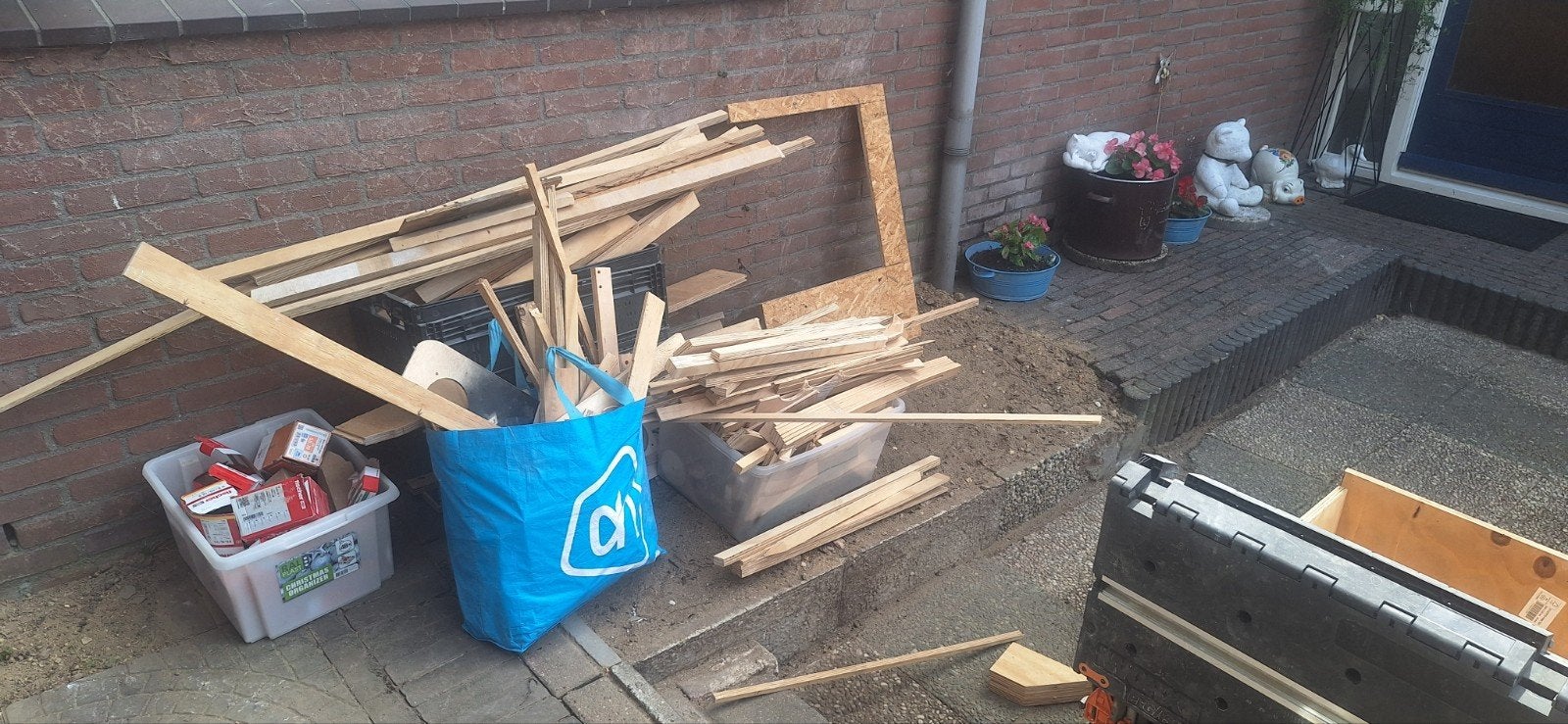 Resthout, Minder dan 3 m³, Ophalen