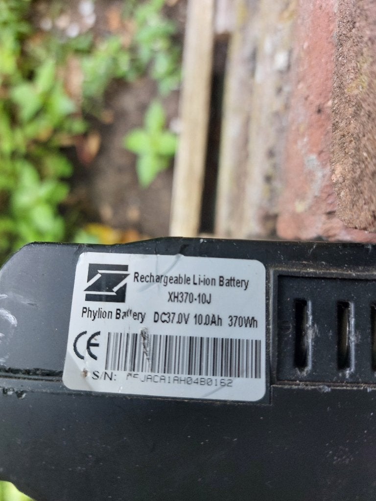 Phylion accu xh370-10j.  370wh, Ophalen, Gebruikt