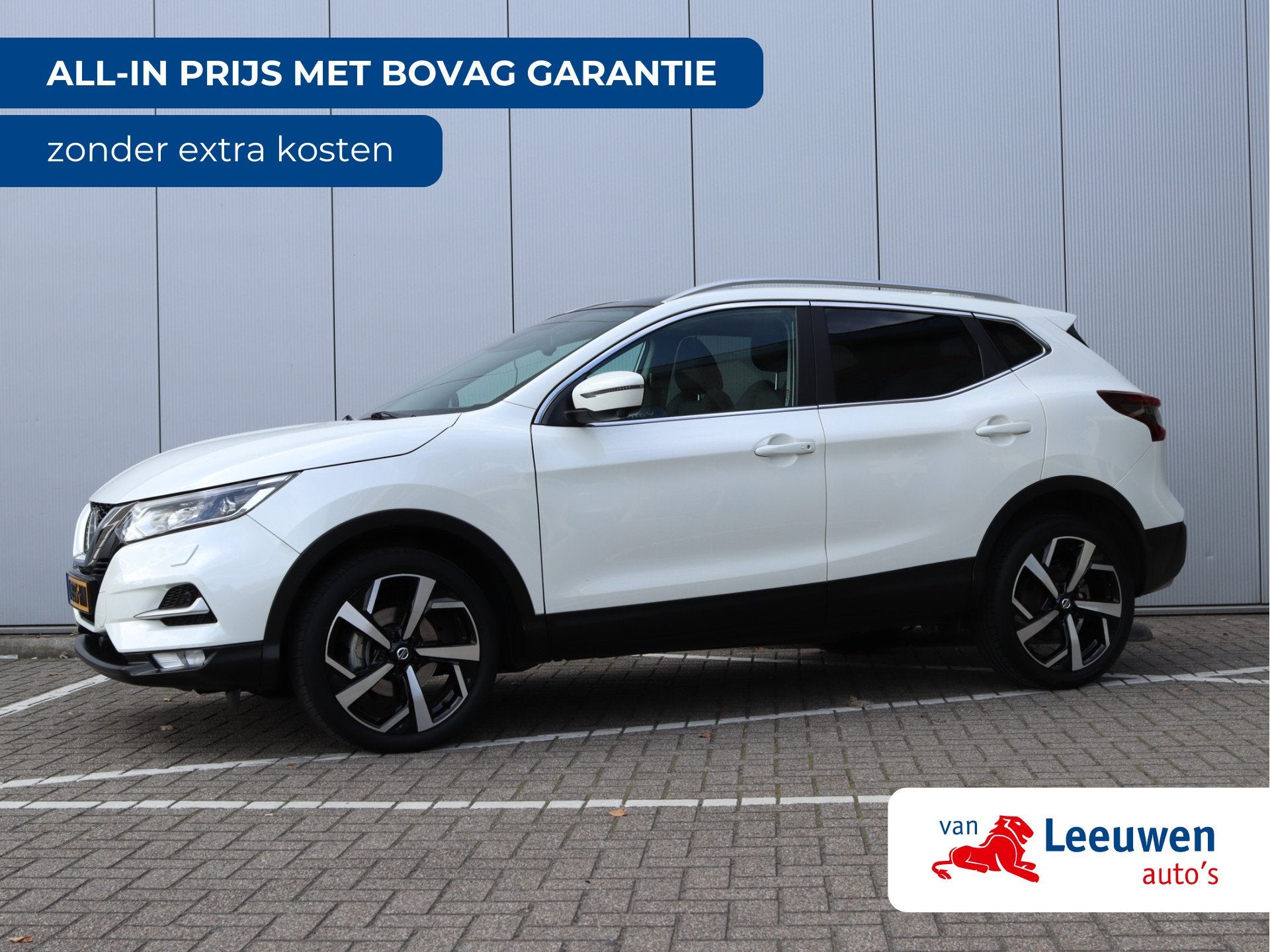 Nissan QASHQAI 1.3 DIG-T Premium Edition | Panoramadak | 360, Auto's, 12 maanden, Gebruikt, Wit, Bedrijf