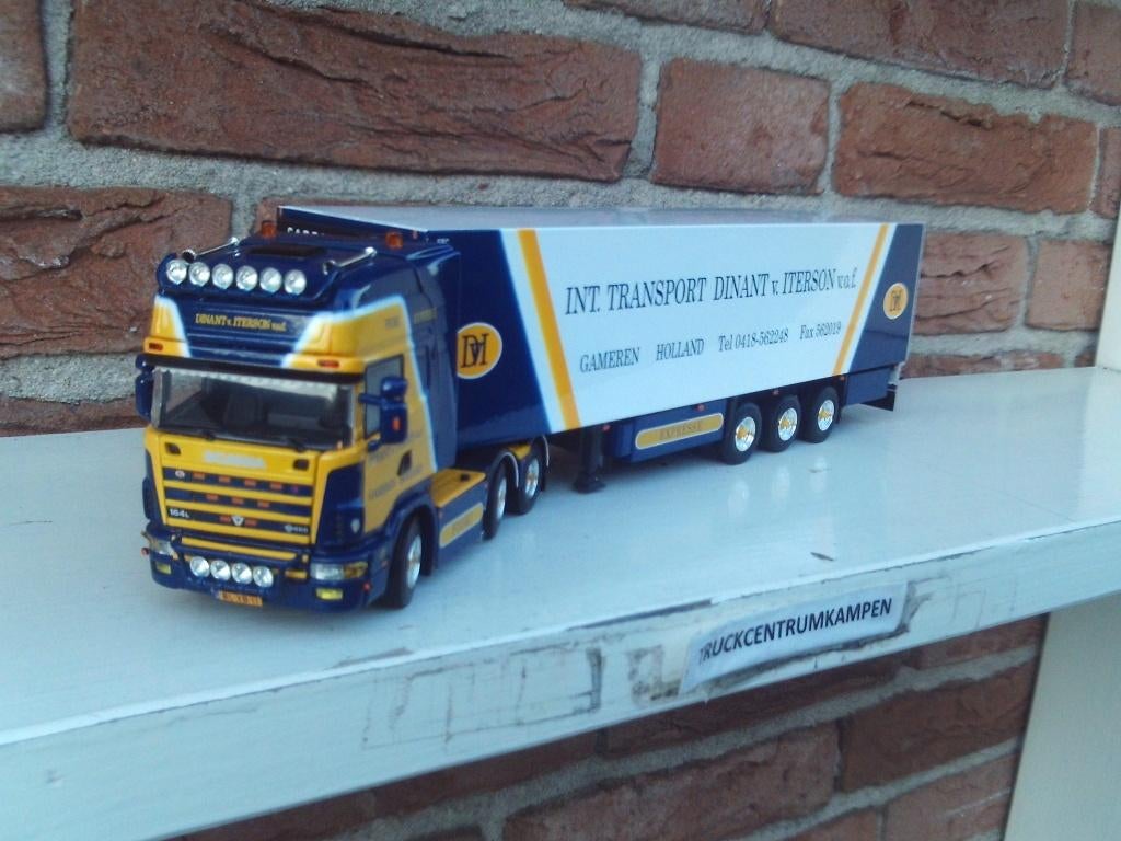 WSI  Scania  R4  Topline  van  Dinant  van  Iterson., Ophalen of Verzenden, Nieuw, Bus of Vrachtwagen, Wsi