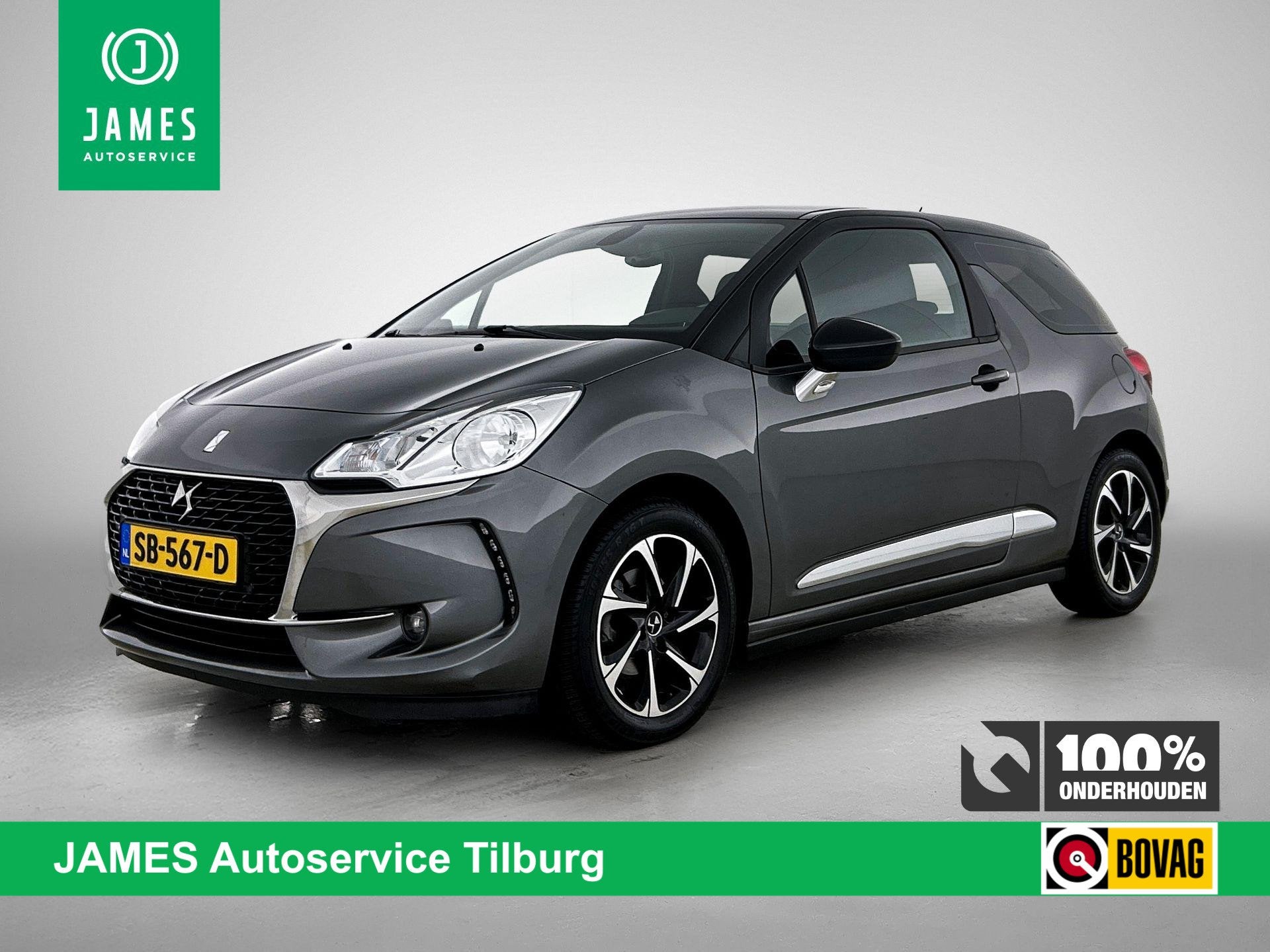 DS 3 1.2 PureTech Business TWO-TONE | CLIMA | 16"LMV, Auto's, Stof, Gebruikt, 1199 cc, 49 €/maand