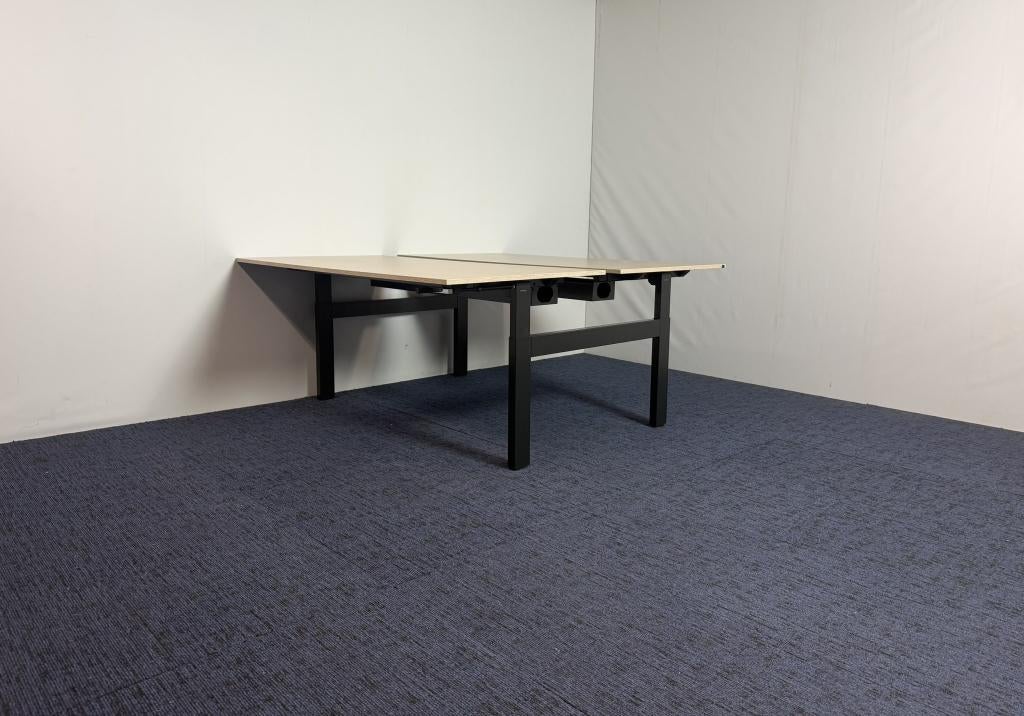 2 x Bench bureau Ahrend Balance (slinger) - 160 x 170 cm., Ophalen, 160 cm, Gebruikt, Duo-bureau