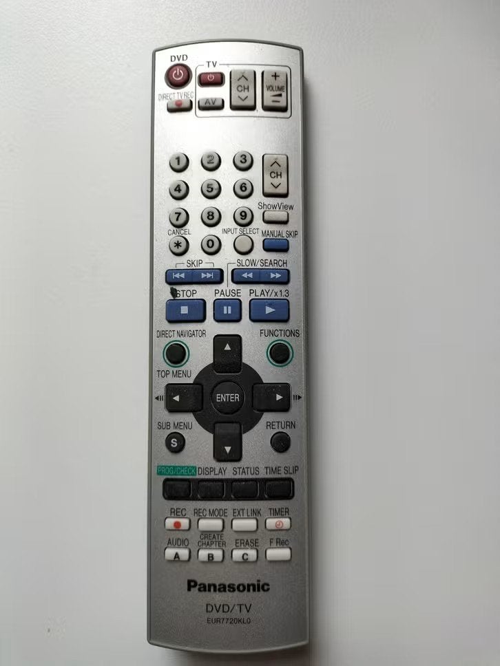 Originele Panasonic EUR7720KL0 afstandsbediening, Ophalen of Verzenden, Dvd