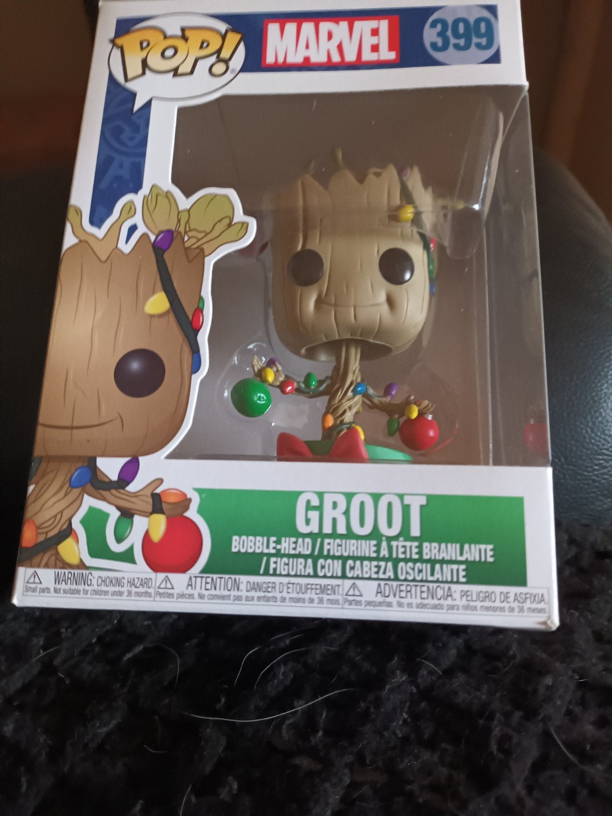 Funko Pop! Marvel 399 Groot Kerst Bobble-Head, Ophalen of Verzenden, Zo goed als nieuw