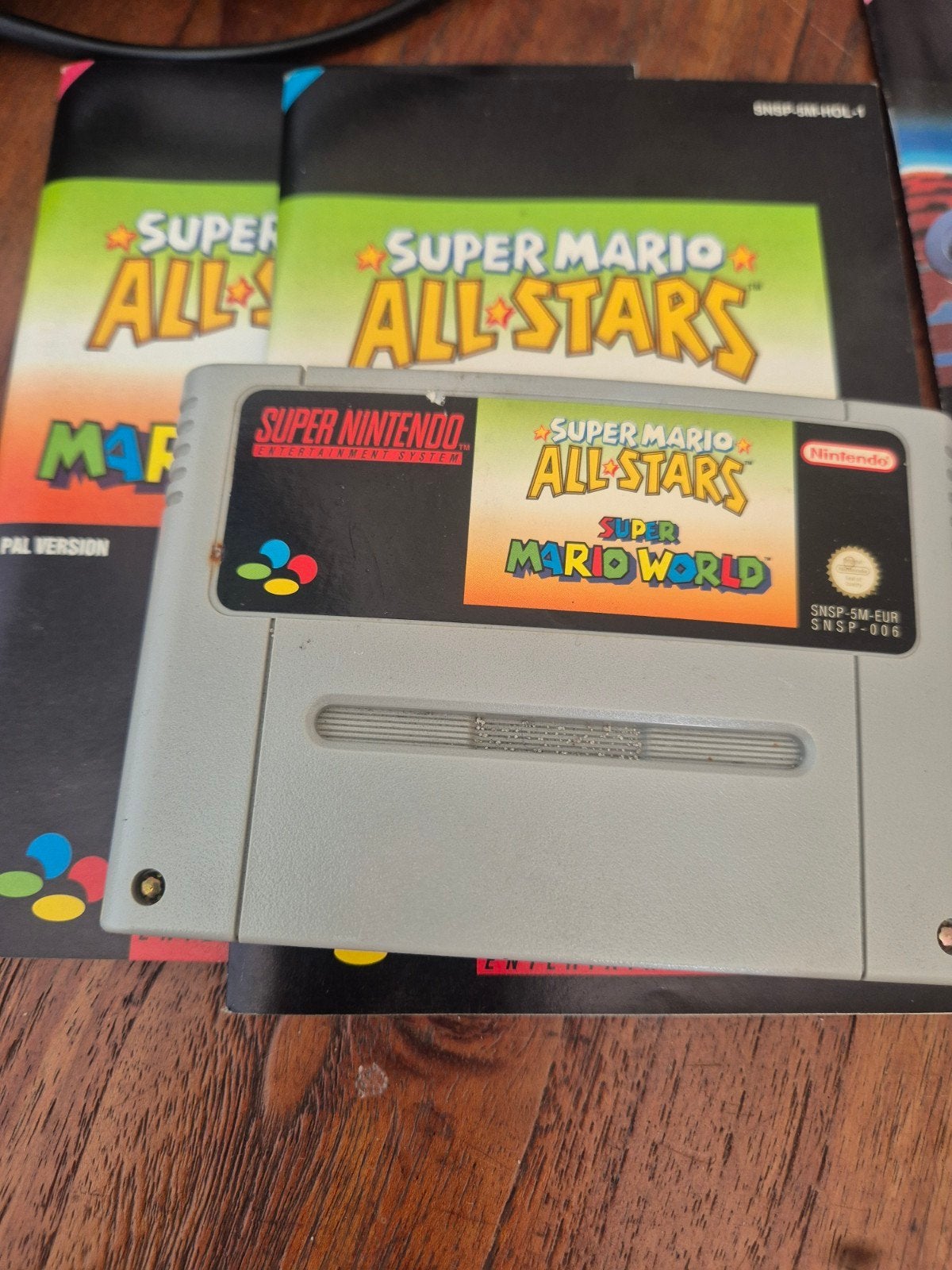 Super Mario All-Stars + Super Mario World SNES PAL, Gebruikt, 1 speler, Ophalen of Verzenden, Vanaf 3 jaar