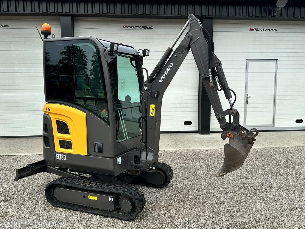 Volvo EC18 D (2017), Schrapveen 6, Ophalen of Verzenden, Graafmachine, MH Tractoren