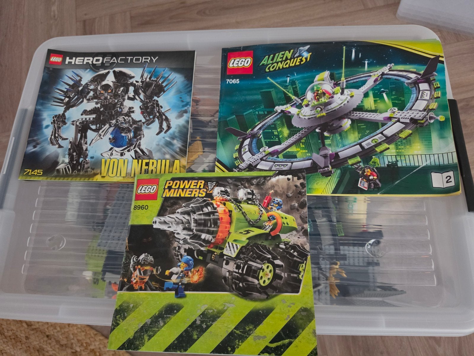 Grote doos met diverse LEGO sets en instructieboekjes, Ophalen, Gebruikt, Overige thema's, Lego