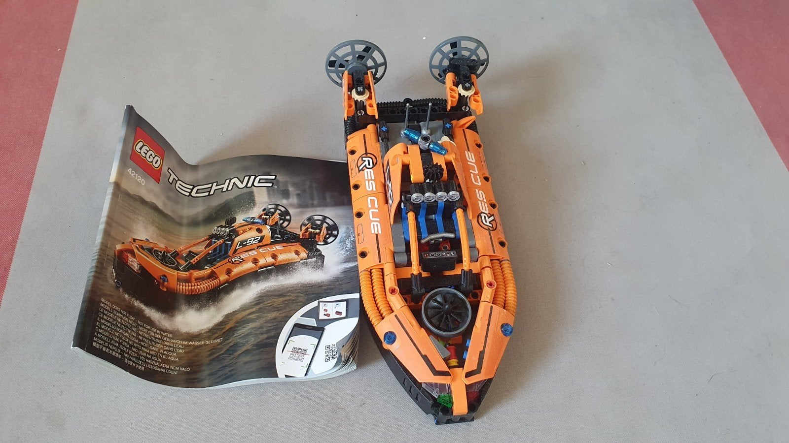 Lego Technic 42106 Reddingshovercraft, Gebruikt, Lego, Compleet, Ophalen of Verzenden