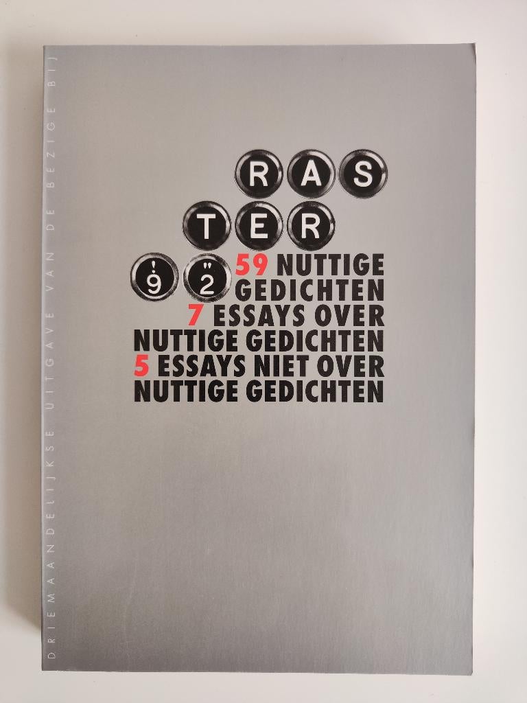 Raster 92 : Nuttige gedichten, Diverse auteurs, Ophalen of Verzenden, Zo goed als nieuw, Nederland