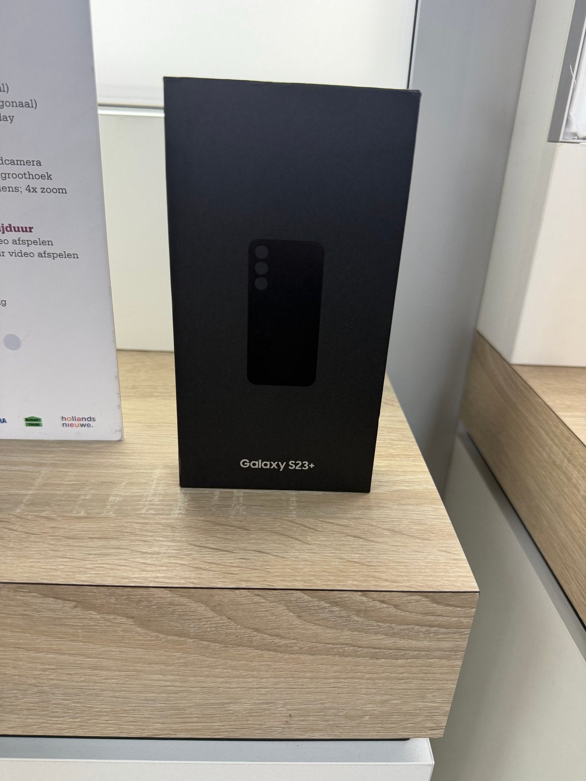 Samsung Galaxy S23+ 256GB Phantom Black (Nieuw in doos), Zwart, Nieuw, Ophalen of Verzenden, A