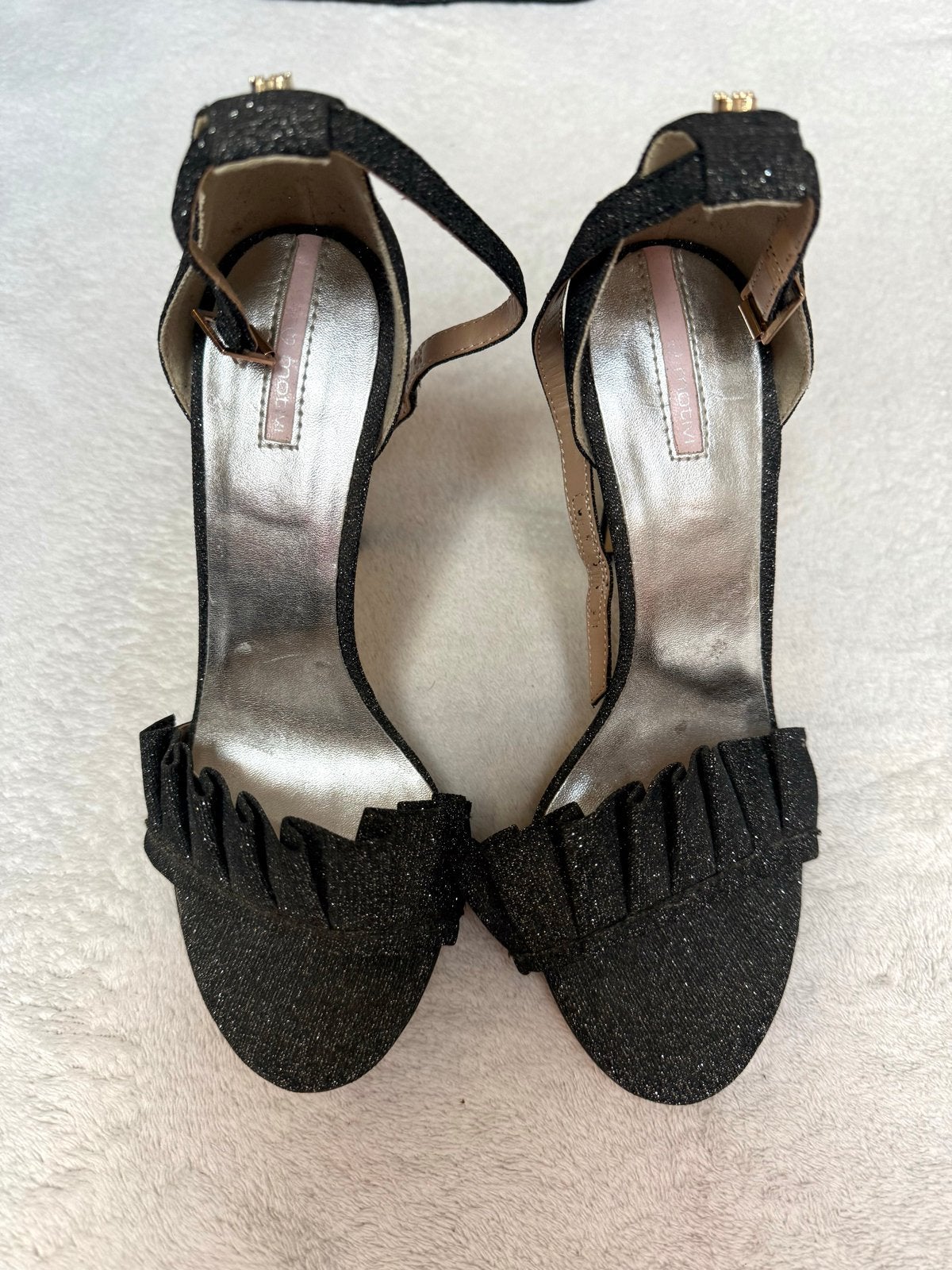 Zwarte glitter hakken, Ophalen of Verzenden, Gedragen, Zwart, Pumps