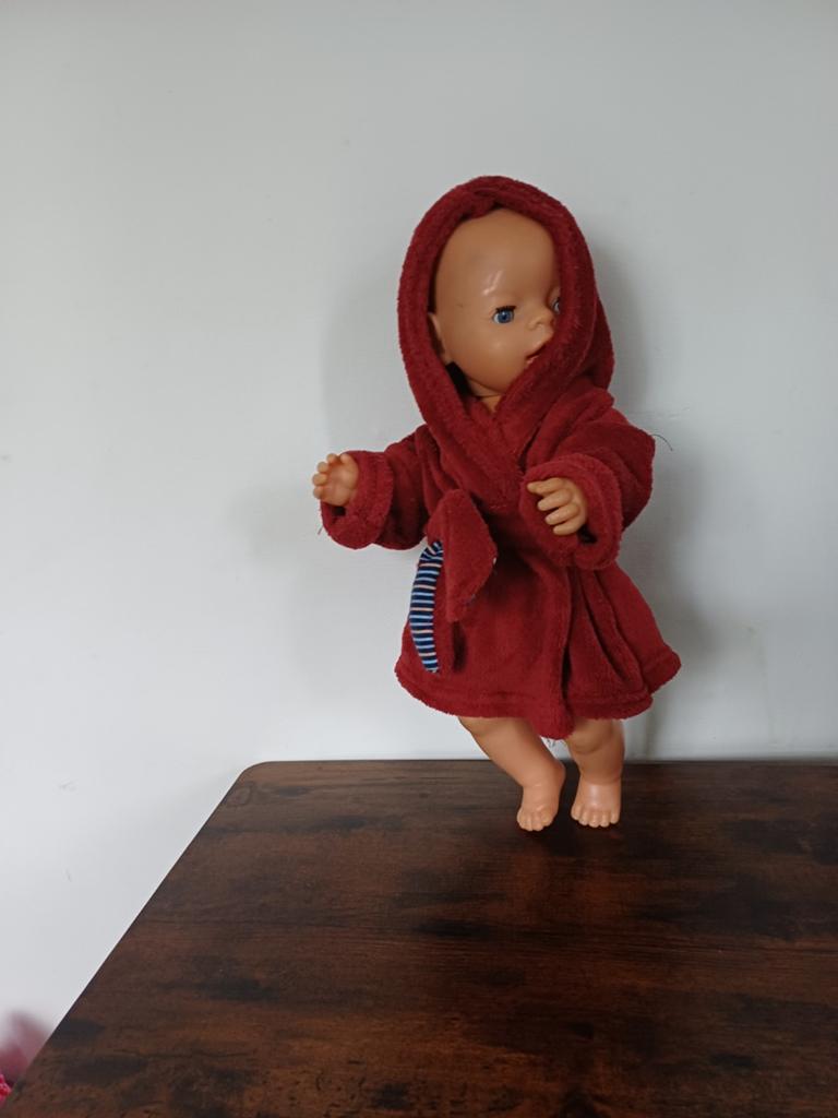 Badjas voor een pop 43cm, Ophalen of Verzenden, Nieuw, Babypop
