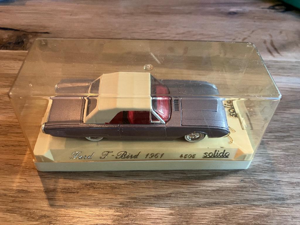 Ford T-Bird 1961 4505 Solido grijs, Ophalen of Verzenden, Nieuw, Auto, Solido