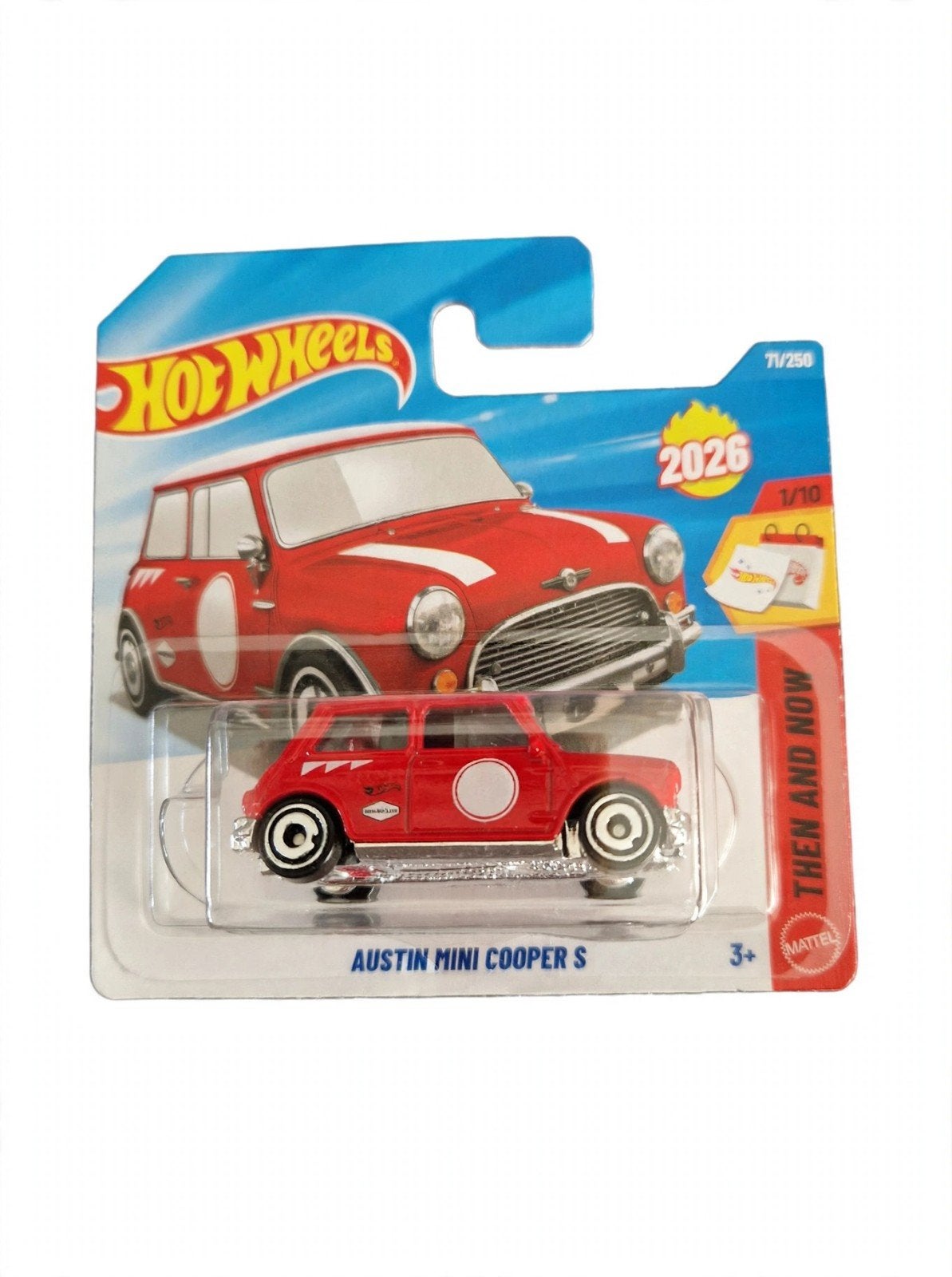 Hot Wheels Austin Mini Cooper S - Then And Now 1/10 - 71/250, Verzenden, Nieuw, Auto, Overige merken