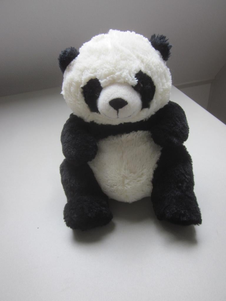 PIA International Soft Toys wit zwart zacht pluche Panda, Overige merken, Overige karakters, Beer, Nieuw