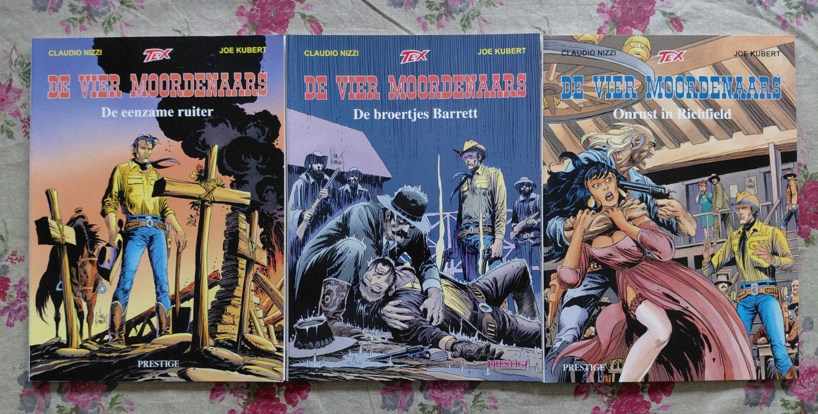 De vier moordenaars deel 1 tm 3 sc., Meerdere stripboeken, Ophalen of Verzenden, Zo goed als nieuw