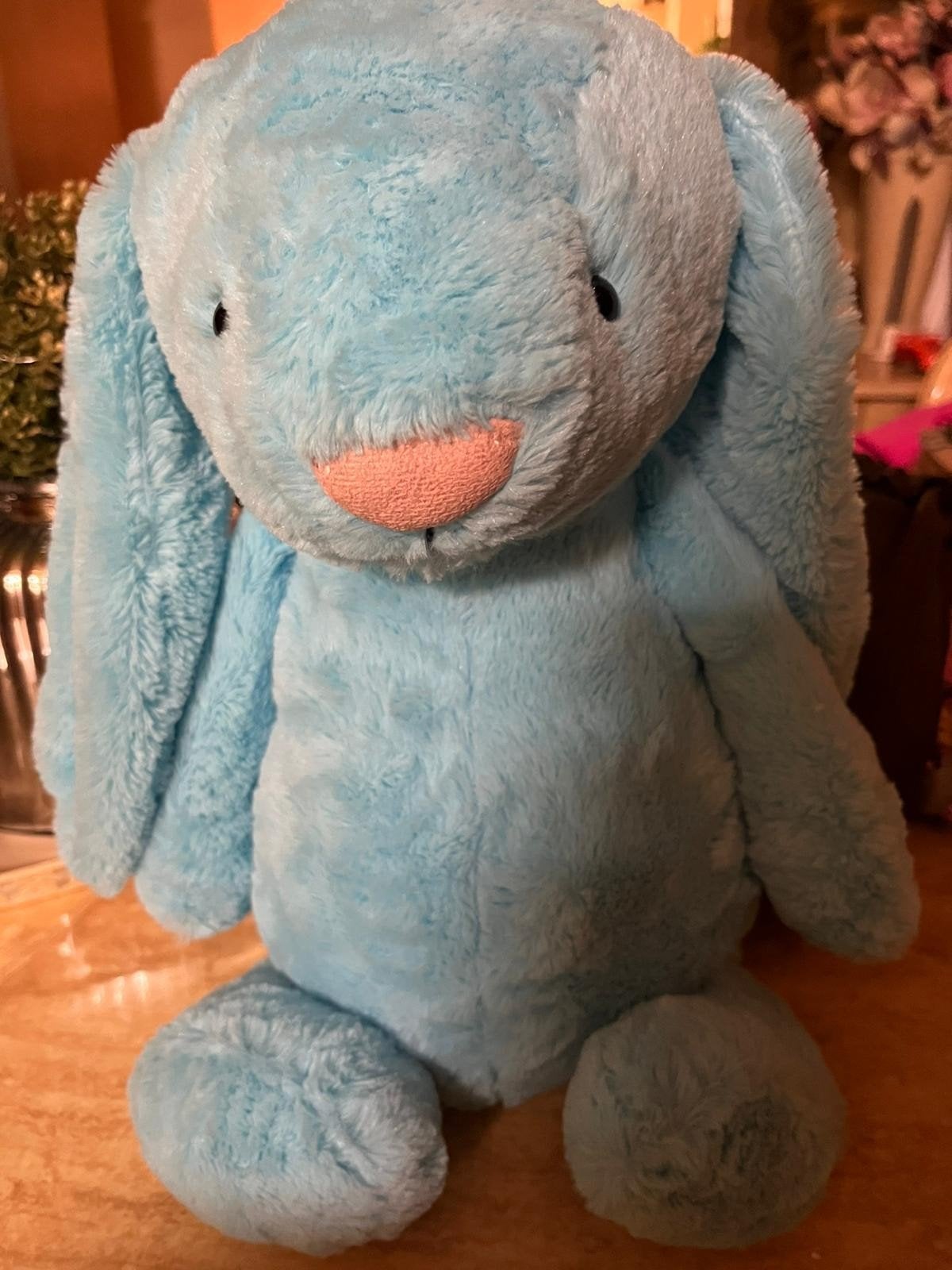 knuffel konijn, Ophalen, Jellycat, Overige typen, Blauw