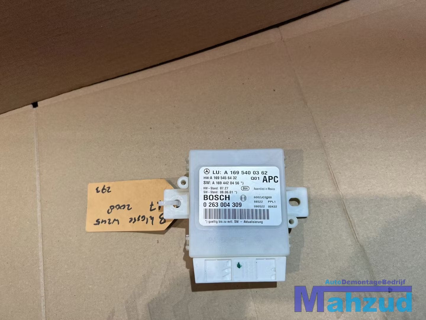 MERCEDES B-KLASSE W245 Parkeer PDC module A1695400362 2005-2, Gebruikt, Mercedes-Benz AG, Mercedes-Benz, Ophalen of Verzenden