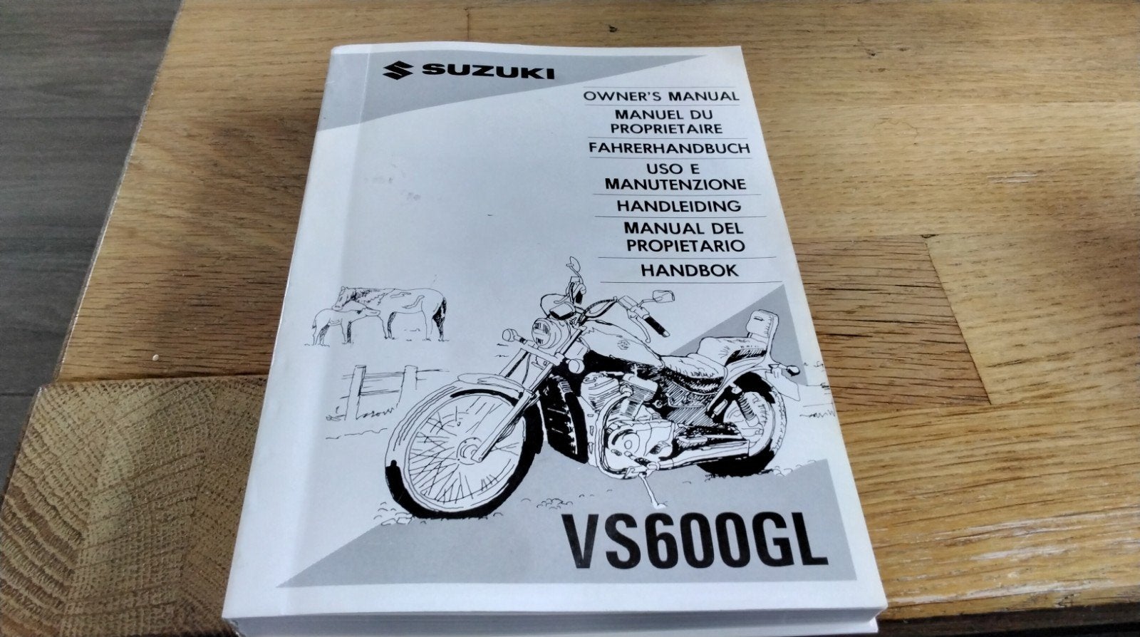 Suzuki VS600GL Intruder Owners Manual Handleiding, Motoren, Handleidingen en Instructieboekjes, Ophalen of Verzenden