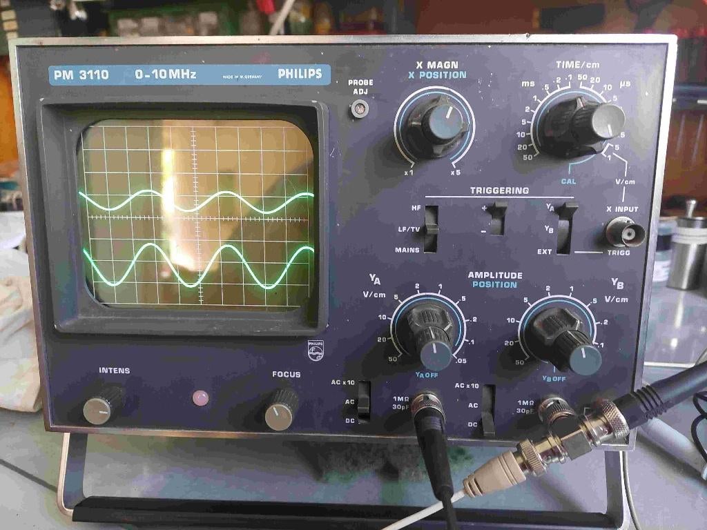 philips PM3110 oscilloscoop, Ophalen of Verzenden, Gebruikt, Elektriciteit