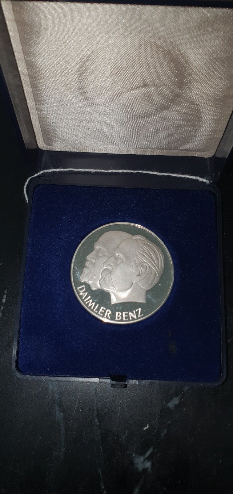 mercedes munt puur zilver, Postzegels en Munten, Ophalen of Verzenden, Zilver