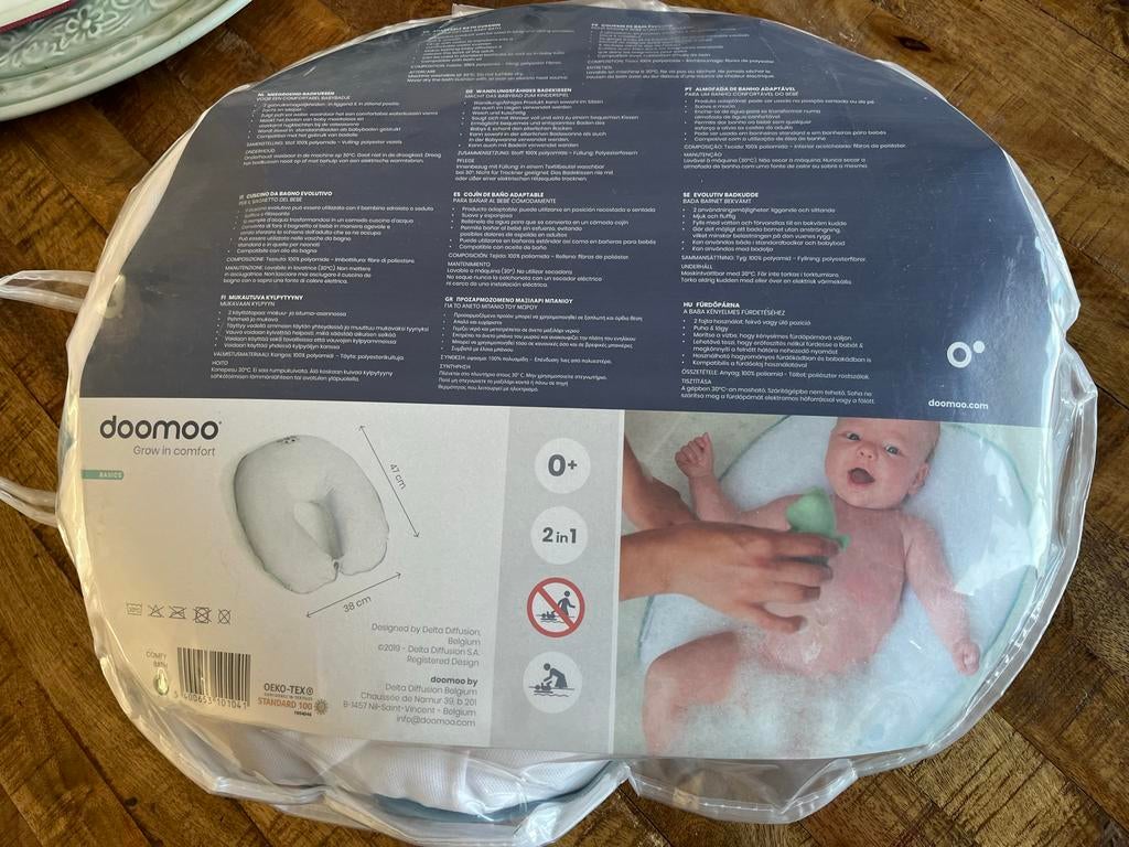 Doomoo Comfy Bath 2-in-1 Badkussen, Kinderen en Baby's, Badjes en Verzorging, Zo goed als nieuw, Badzitje of Badring, Overige merken