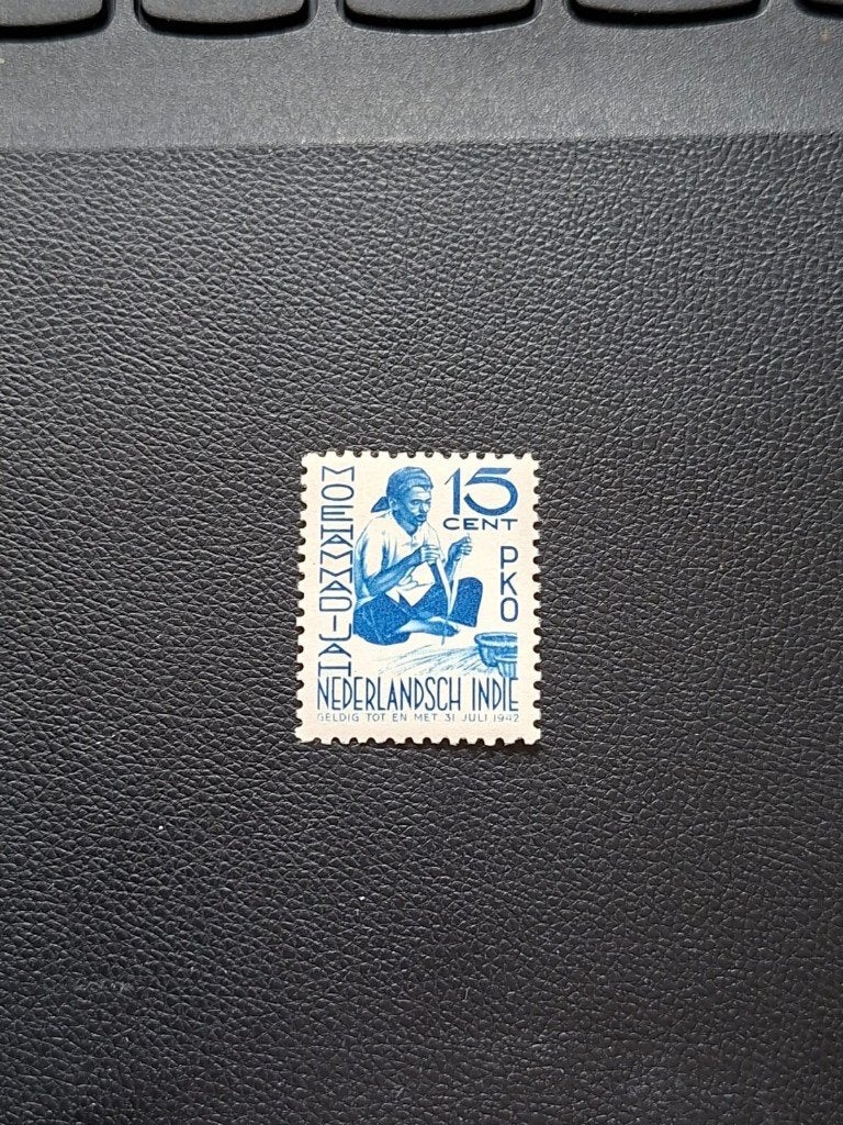 nederlands indië ongebruikt plakker nr 297, Ophalen of Verzenden, Postfris, Nederlands-Indië