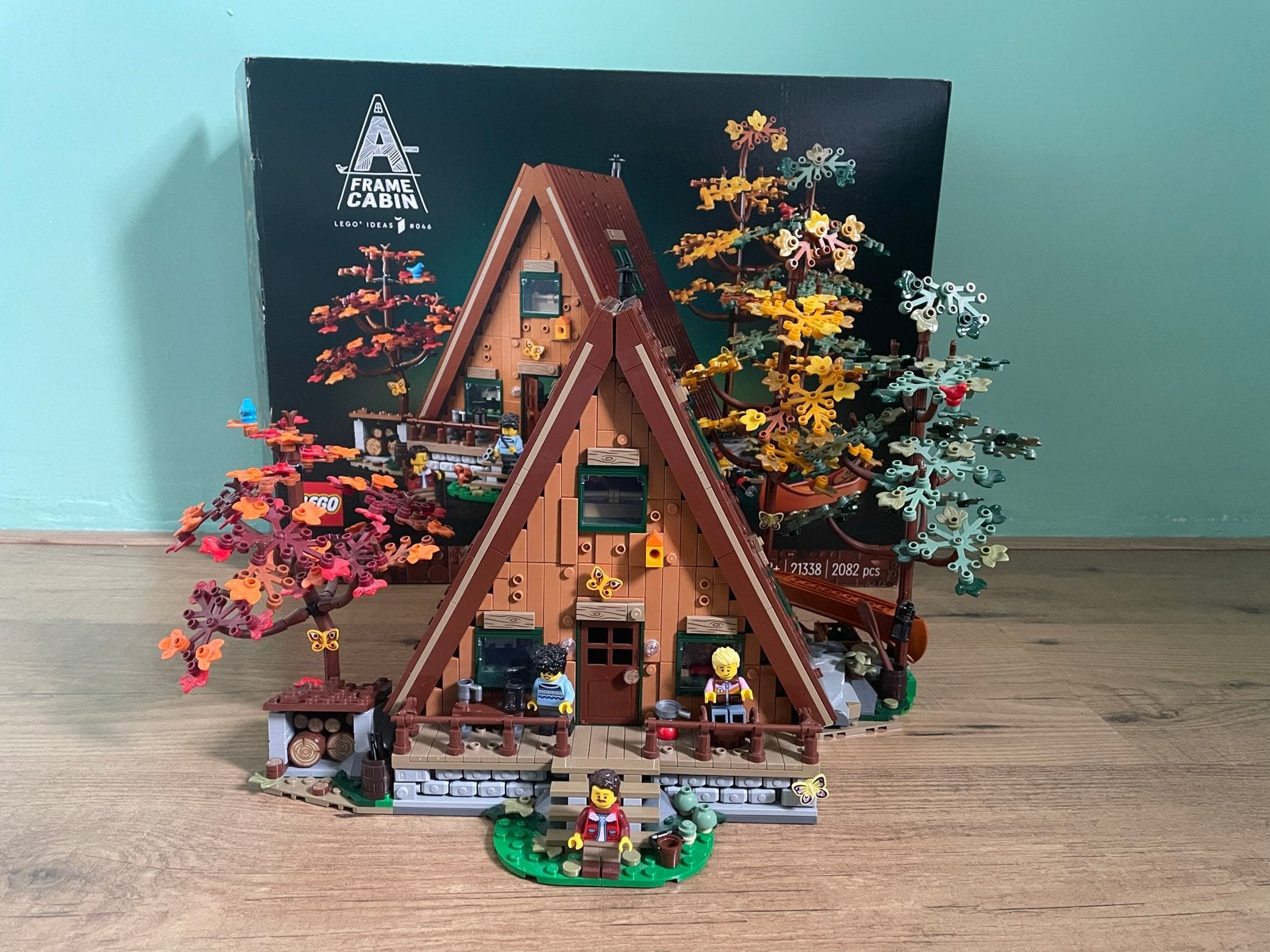 LEGO Ideas A-Frame Cabine (21338), Lego, Ophalen of Verzenden, Complete set, Inclusief minifiguren