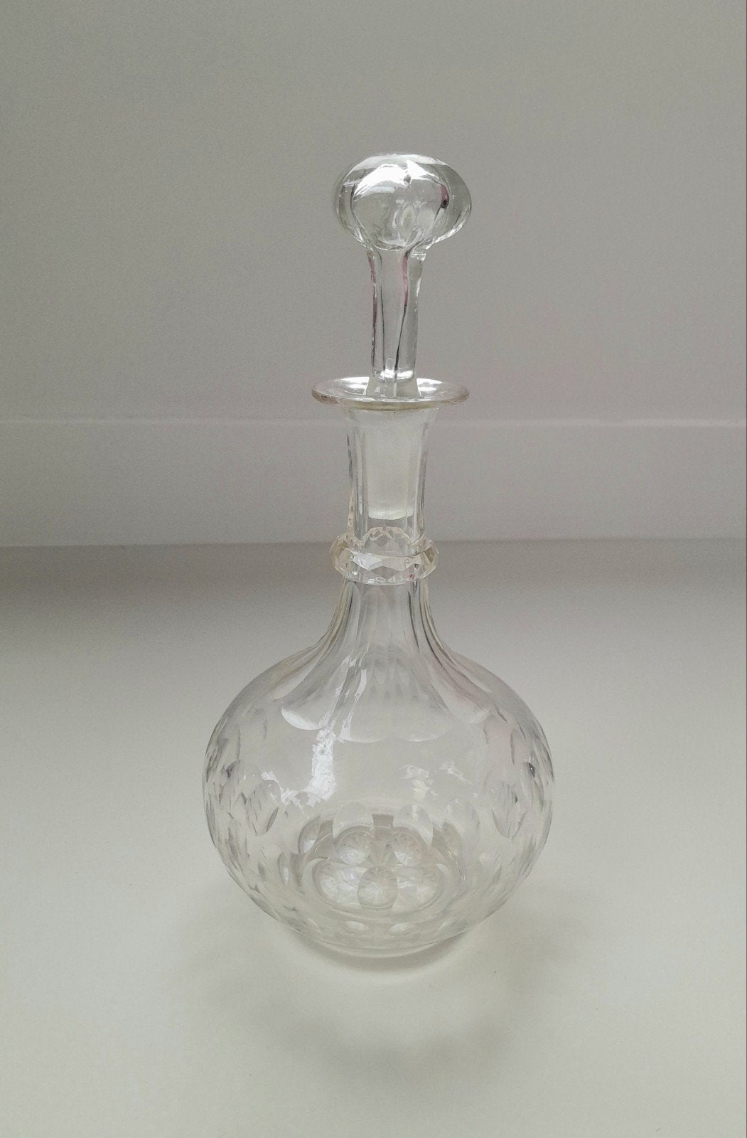 Glazen Karaf met stop, Antiek en Kunst, Antiek | Glas en Kristal, Ophalen of Verzenden