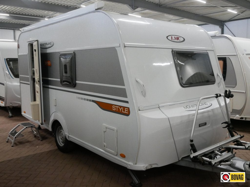 LMC Style 370 D Mover, luifel, fietsenrek, Caravans en Kamperen, Bedrijf, Treinzit, Overige typen, Tot en met 3