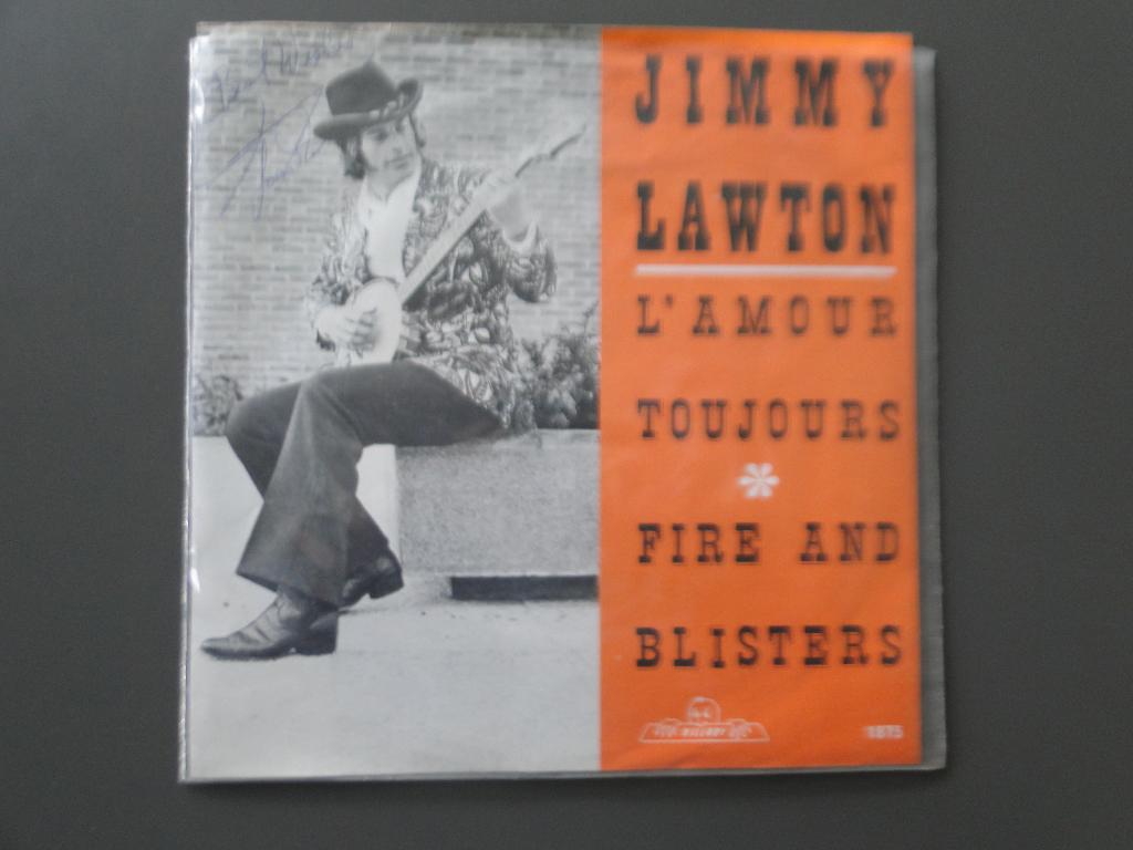 Single van Jimmy Lawton met handtekening aangeboden., Ophalen of Verzenden, Zo goed als nieuw