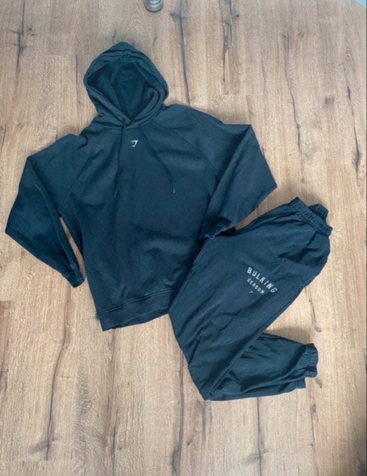 Gymshark trainingspak (broek XS, trui S), Zwart, Ophalen of Verzenden, Fitness of Aerobics, Maat 36 (S)