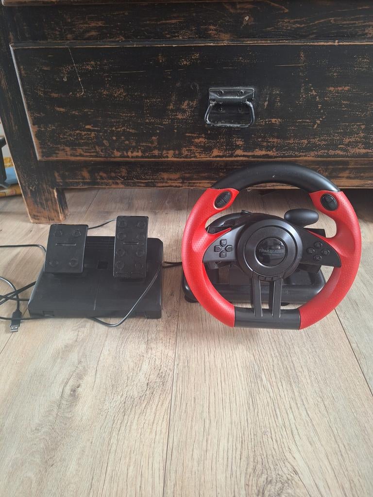 Trailblazer Racing Wheel met pedalen, Ophalen of Verzenden, Zo goed als nieuw