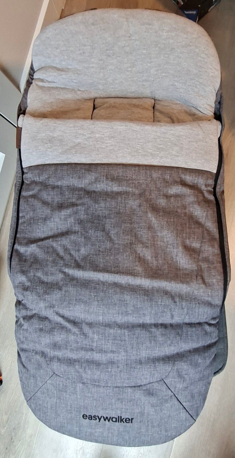 Easywalker Voetenzak Grijs - Comfortabel en Warm, Ophalen of Verzenden, Zo goed als nieuw, Kinderwagen, Overige merken
