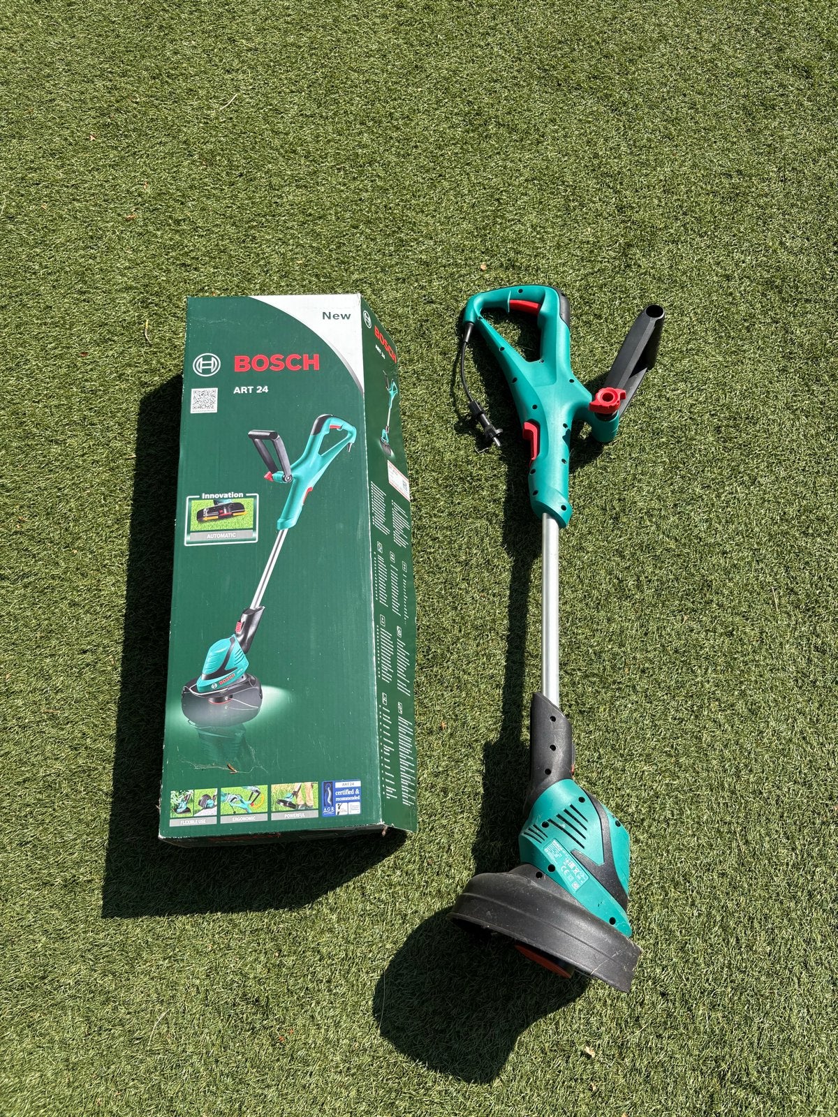 Bosch ART 24 elektrische grastrimmer, Ophalen, Cirkelmaaier, Gebruikt, Elektrische grasmaaier