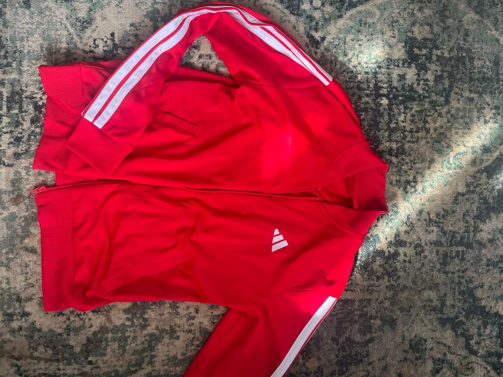 ADIDAS VEST ROOD MAAT S, Ophalen of Verzenden, Zo goed als nieuw, Maat 36 (S), Rood