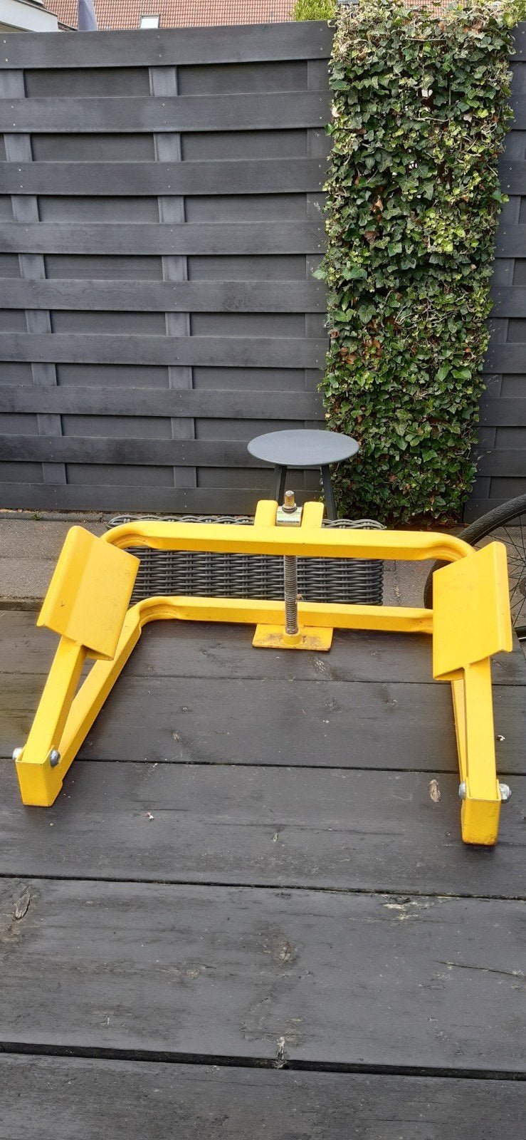 Leveler voor caravan, Ophalen