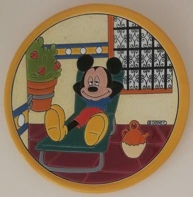 keramiek wandbord Mickey Mouse - Cearco Spanje, Ophalen, Zo goed als nieuw