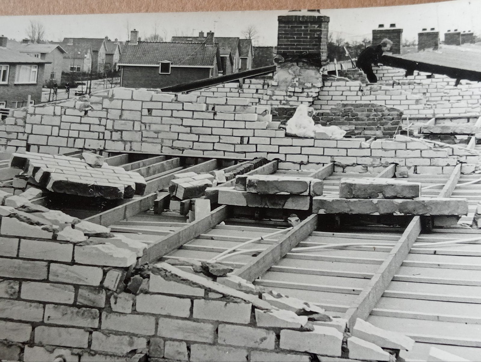 Bas Den Oudsten Lekkum Leeuwarden Huizenbouw 1962-63, Ophalen of Verzenden, 1960 tot 1980, Gebruikt, Overige onderwerpen
